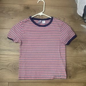 H&M striped blue white and t-shirt